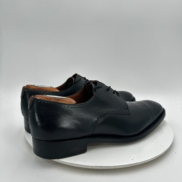 Grenson Men Size 11  Black Perforated Leather Lace Up Derby Dress Shoes main image 8